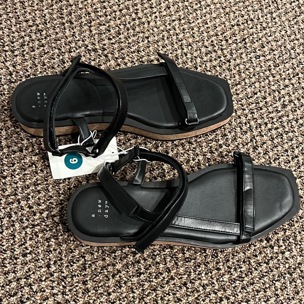 Target - A New Day: Black/Nova Sandals